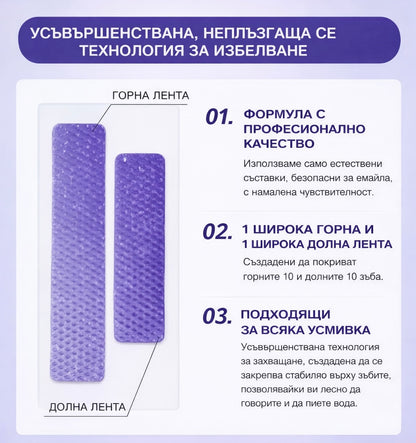 DR.DENT PAP избелващи ленти за зъби – 14 процедури
