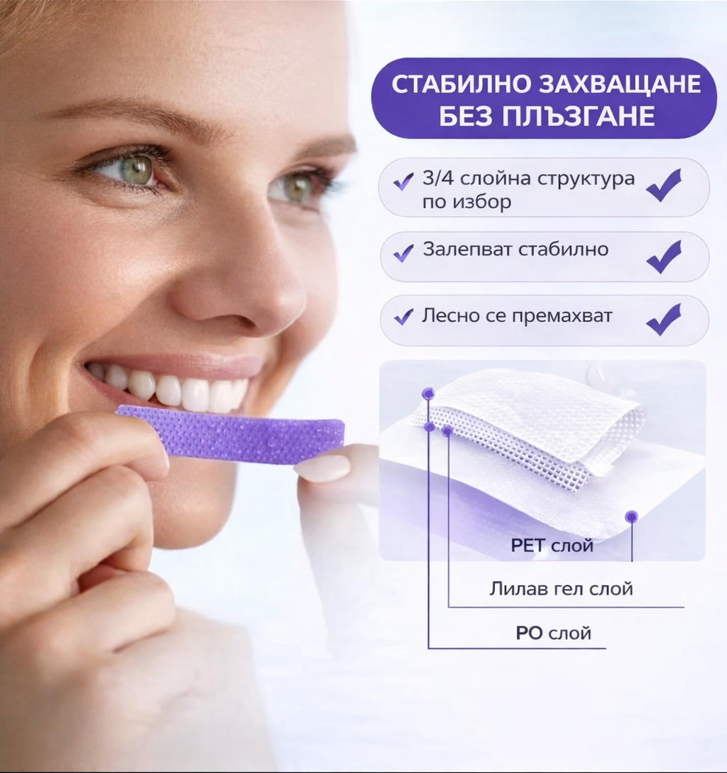 DR.DENT PAP избелващи ленти за зъби – 14 процедури